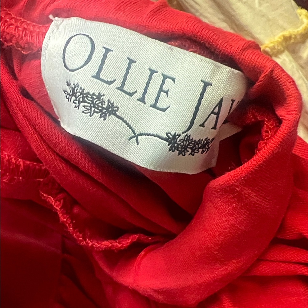 OLLIE JAY ROSITA DRESS - RED - Picture 5 of 5